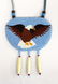 1980 Sioux Beaded Eagle Necklace by Jean Schmidt