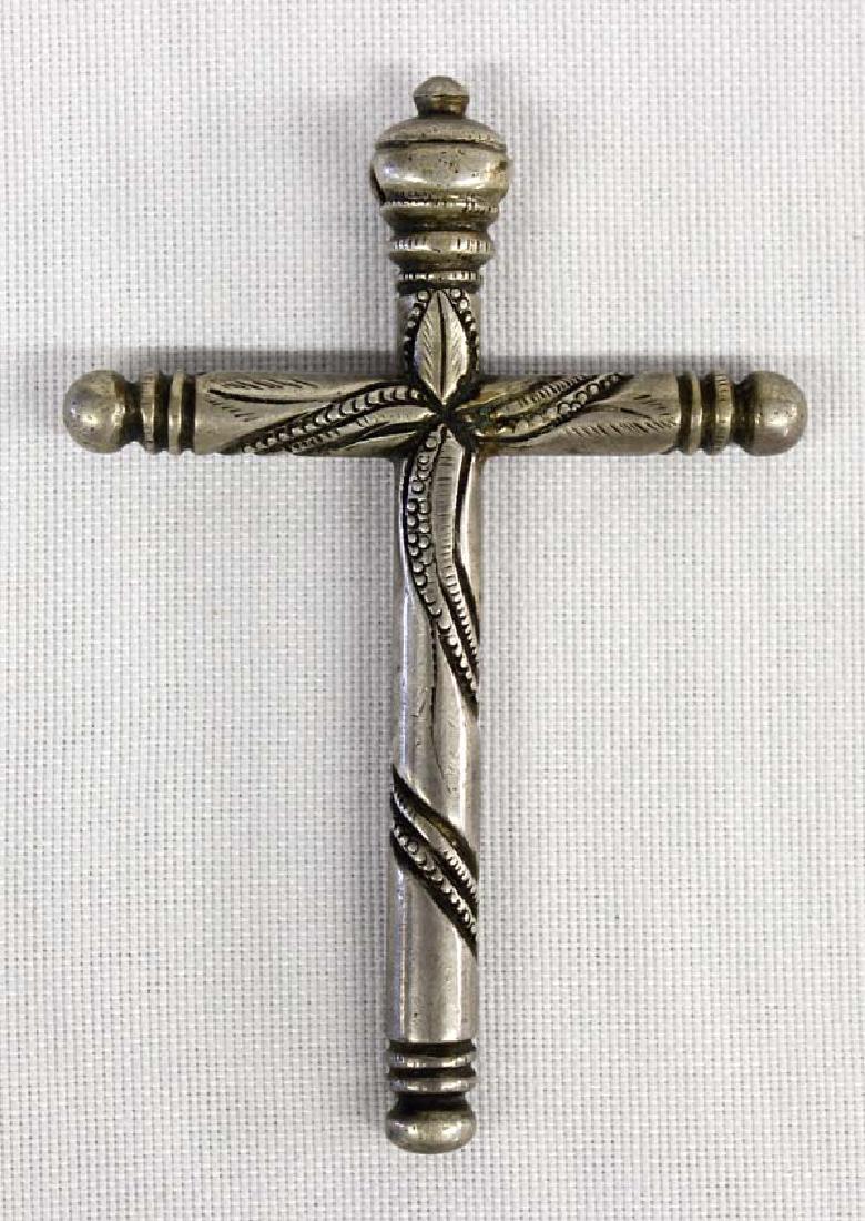 Vintage Navajo Hand Wrought Cross Pendant (1 of 2)