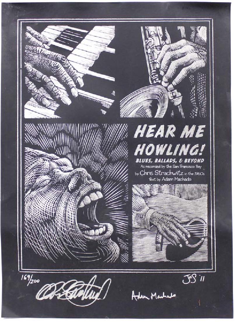 Signed and Numbered Hear Me Howling! Silkscreen (1 of 4)