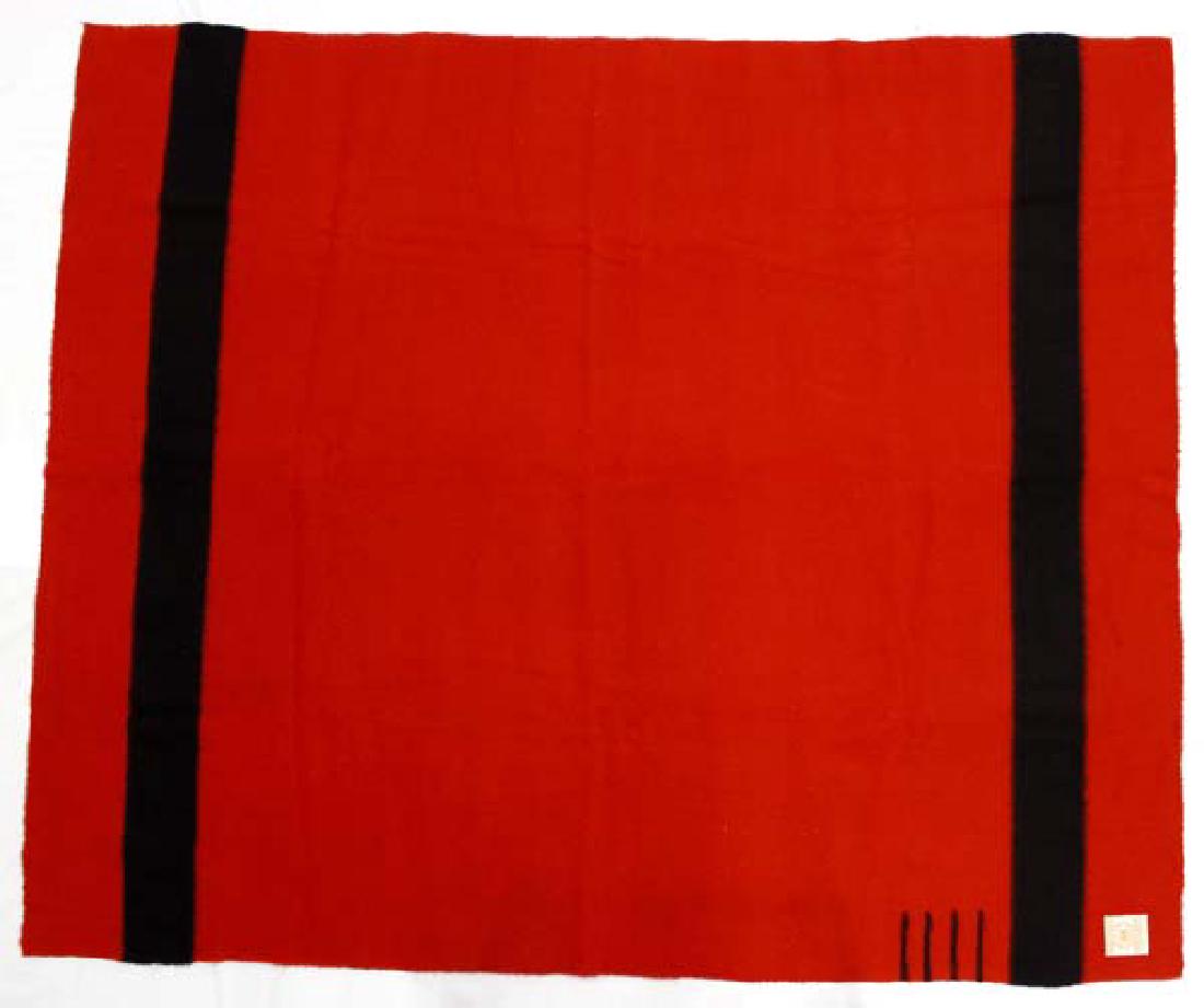 Red Hudson Bay 4 Beaver Wool Blanket (1 of 2)
