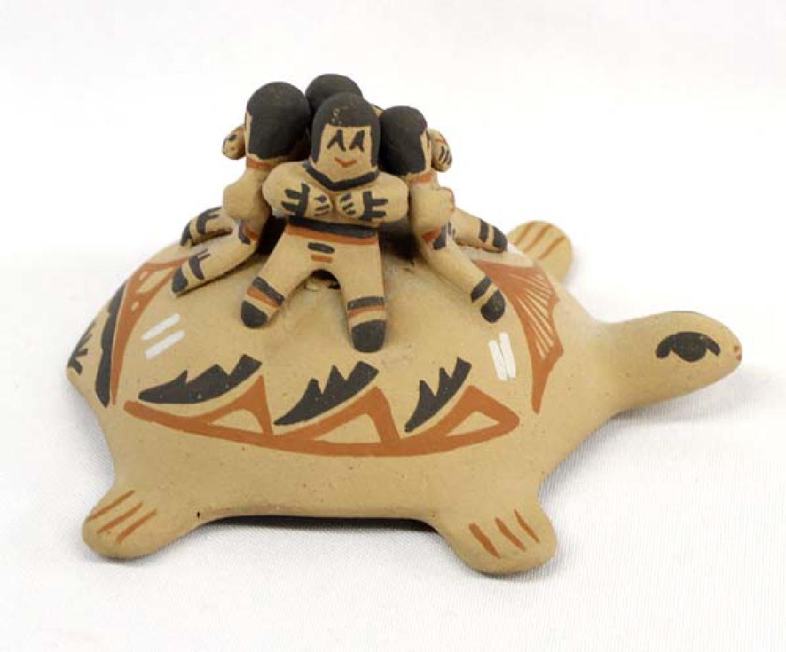Jemez Pottery Turtle Storyteller by Edwina Tosa (1 of 4)