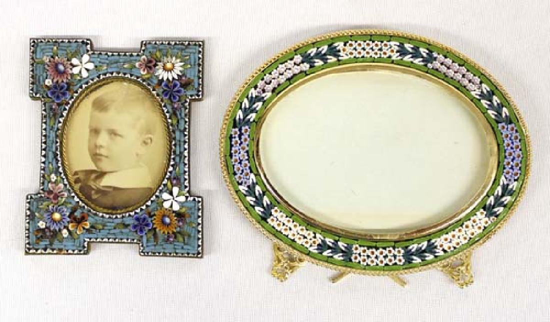 2 Italian Micro Mosaic Frames (1 of 4)