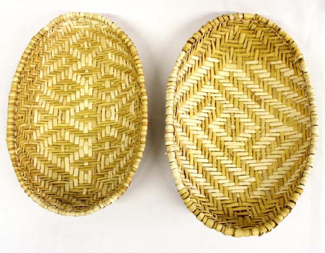 Native American Hopi Oval Sifter Baskets (1 of 3)