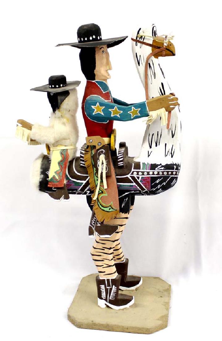 Navajo Carved Wood Folk Art Ostrich by D. Buck (1 of 5)