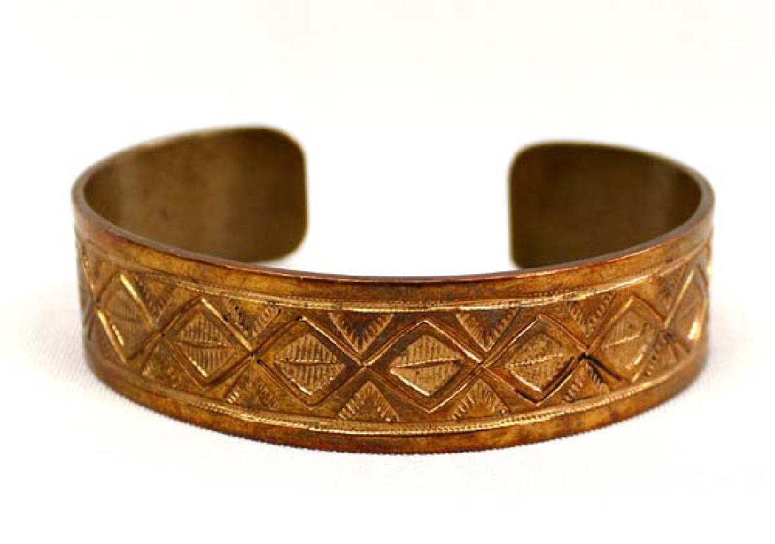 Native American Navajo Copper Cuff Bracelet (1 of 3)