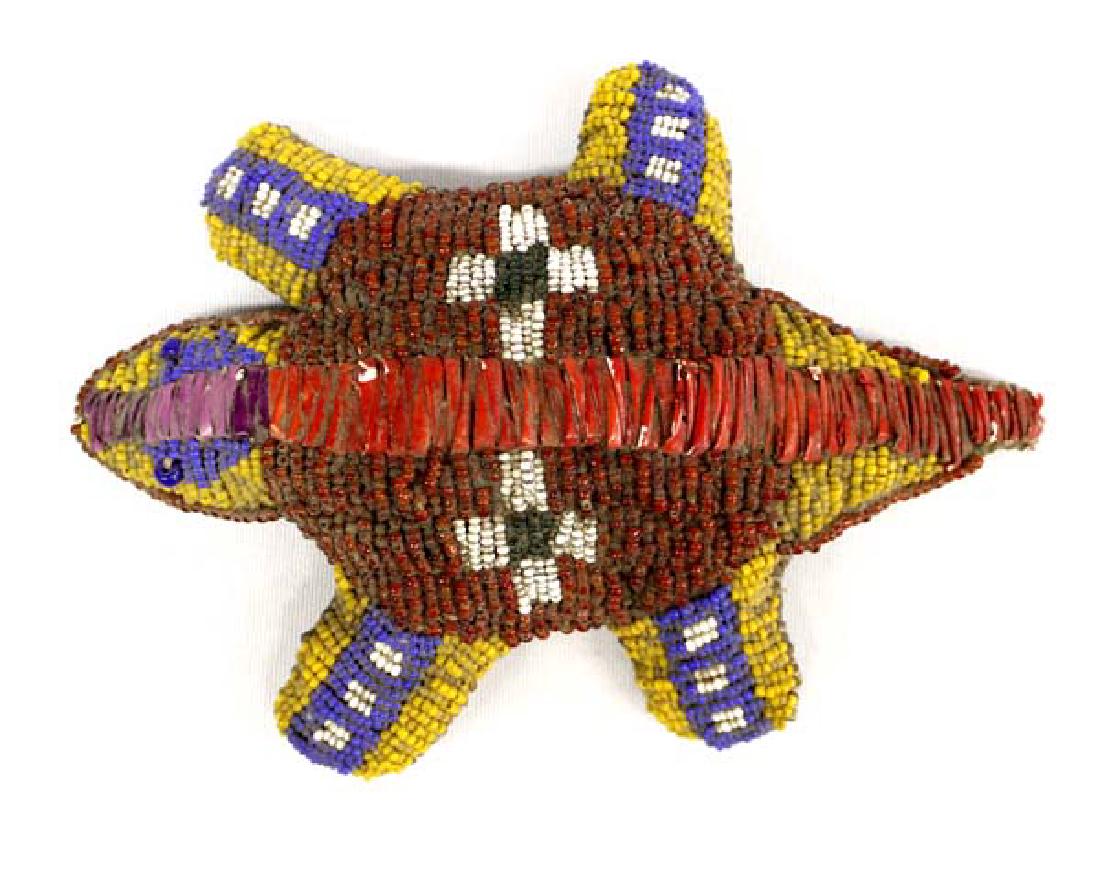 Antique Native American Umbilical Cord Fetish (1 of 2)