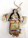Vintage Native American Beaded Rawhide Doll