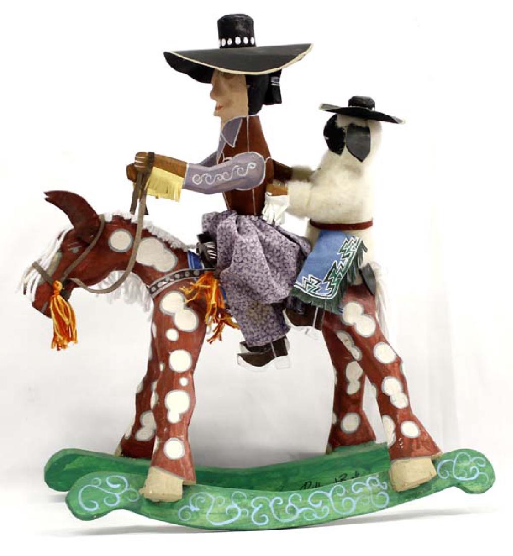 Native American Navajo Carved Folk Art by D. Buck (1 of 3)