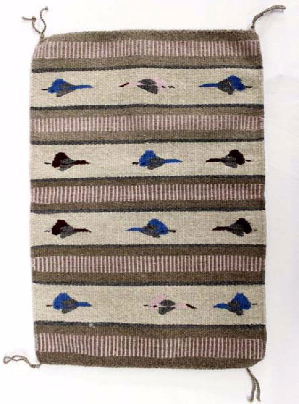Native American Navajo Wool Textile Rug (1 of 2)