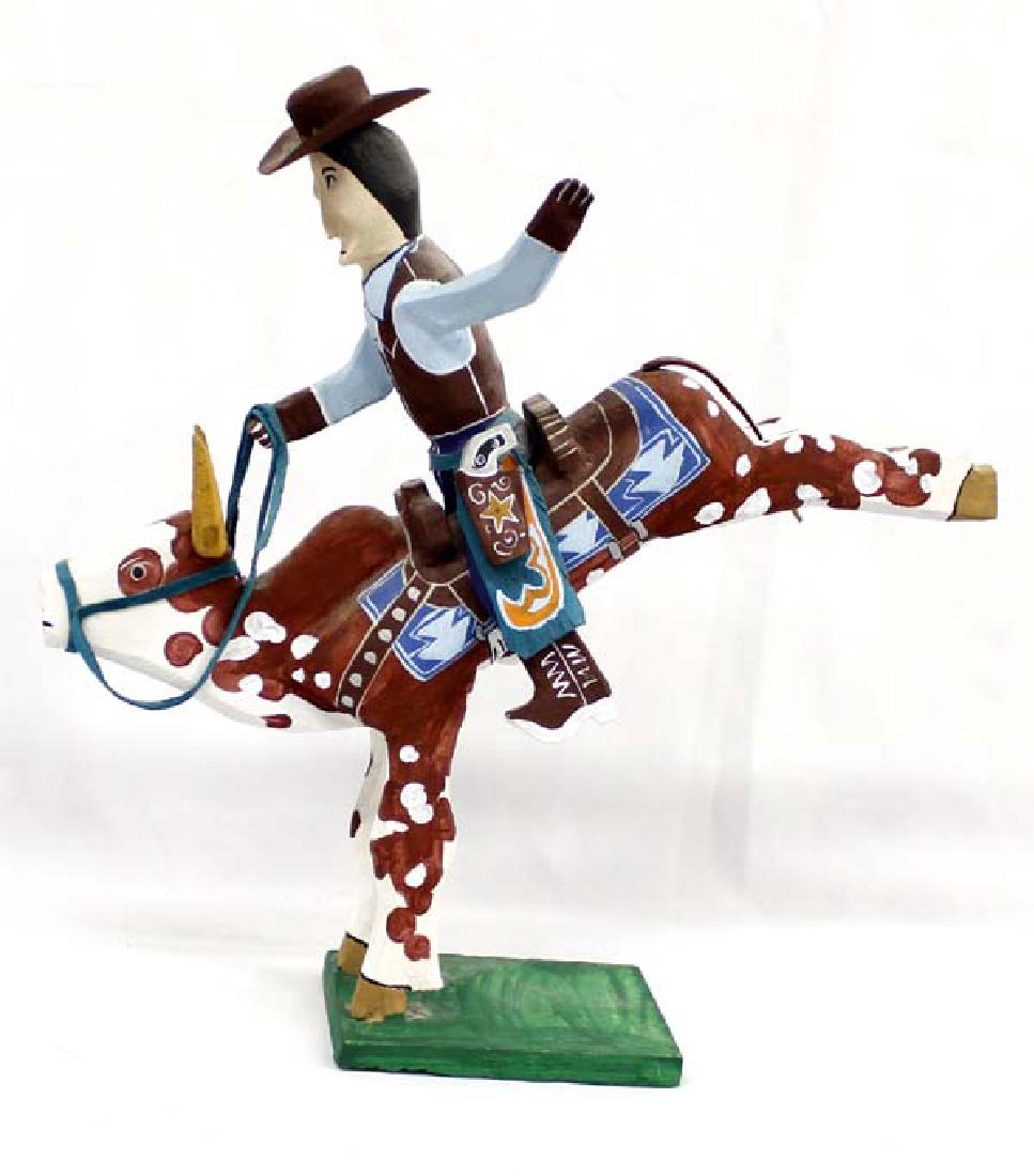 Native American Navajo Carved Folk Art by D. Buck (1 of 2)