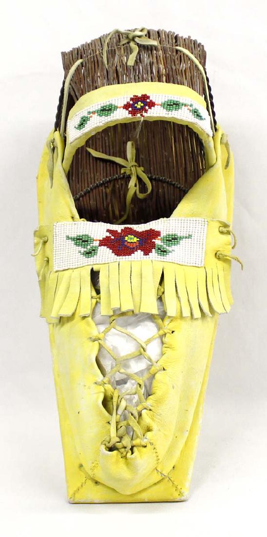 Native American Paiute Beaded Cradleboard (1 of 4)