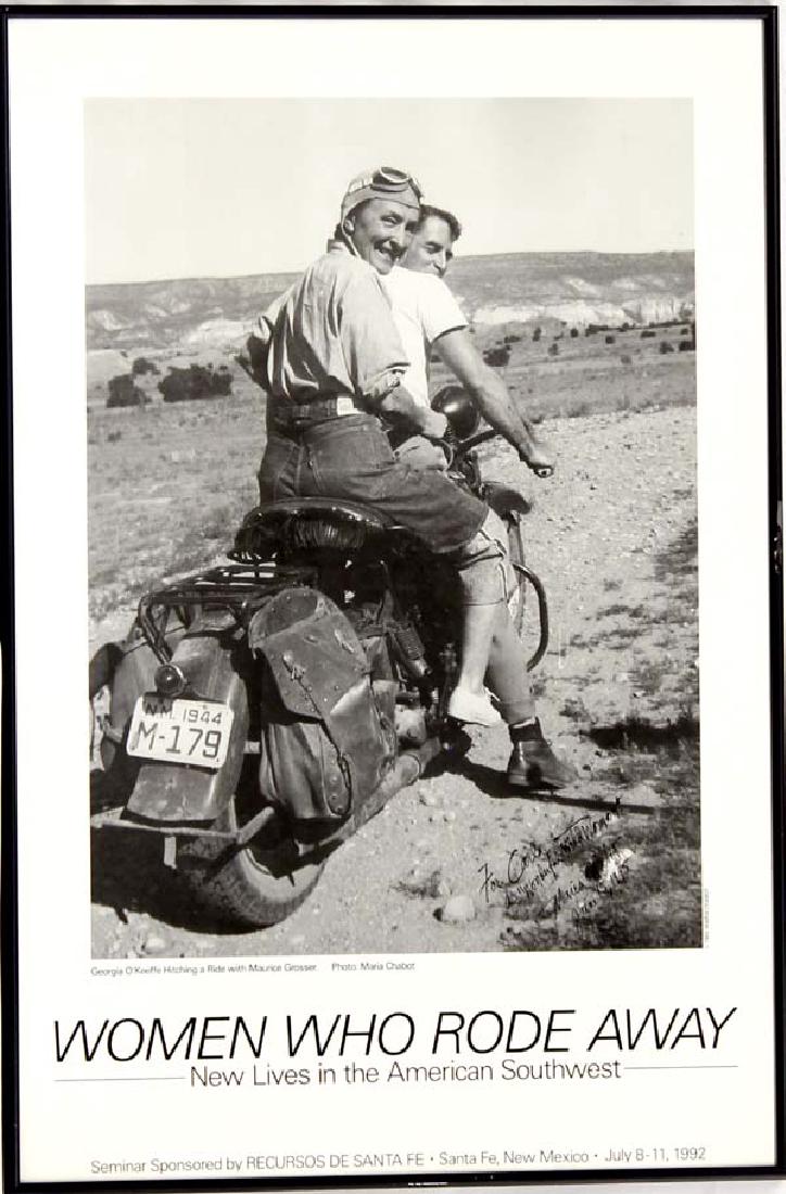 Iconic Framed Poster of Georgia O'Keeffe (1 of 4)