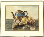 Original Watercolor Still Life Painting, Simboli