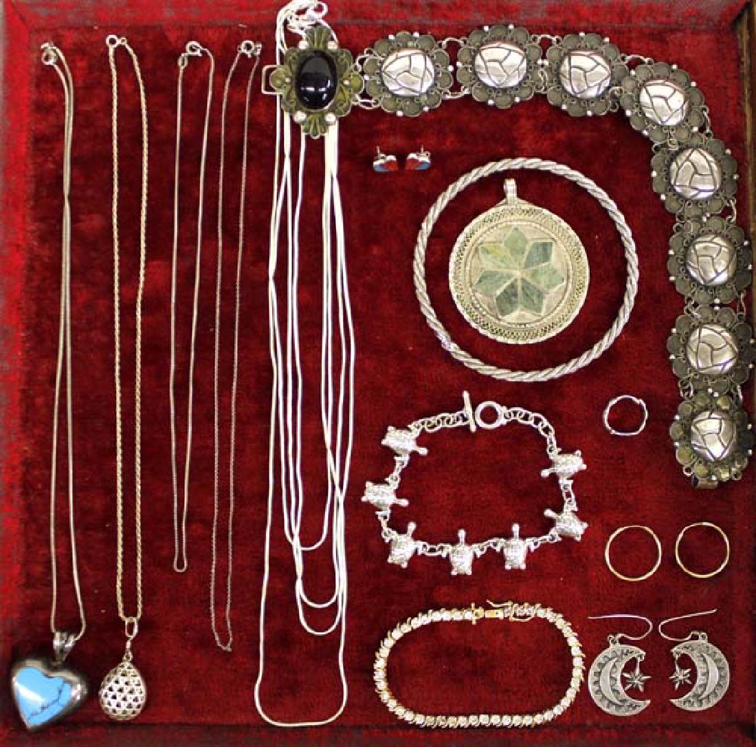 Collection of Jewelry, Some Sterling Silver (1 of 5)