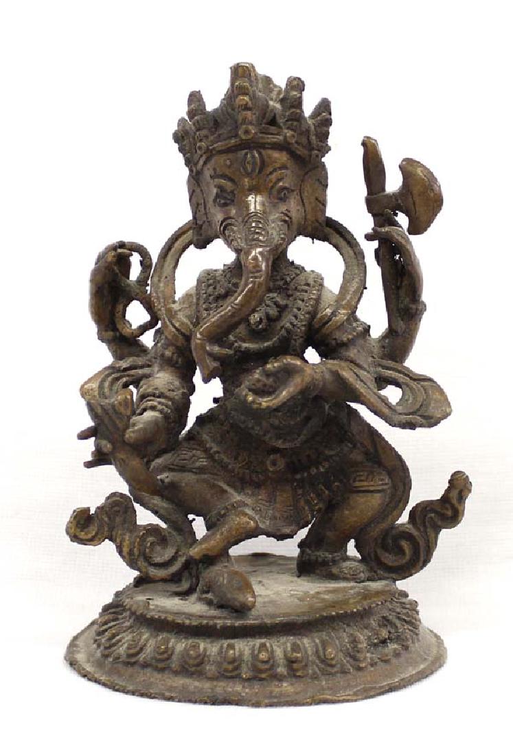 Cast Iron East Indian Ganesh Figure (1 of 5)