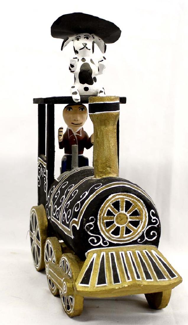 Navajo Carved Folk Art Train Engine, Delbert Buck (1 of 4)