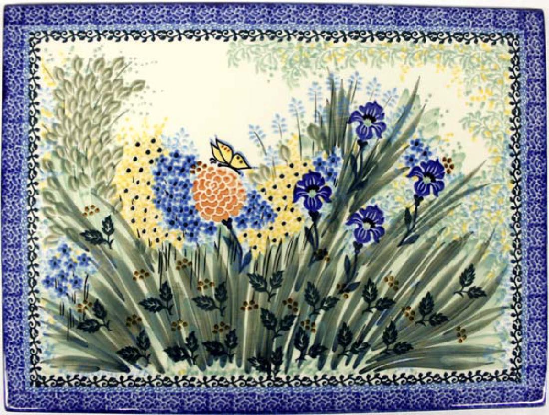 Polish Pottery Tray or Cutting Board (1 of 3)