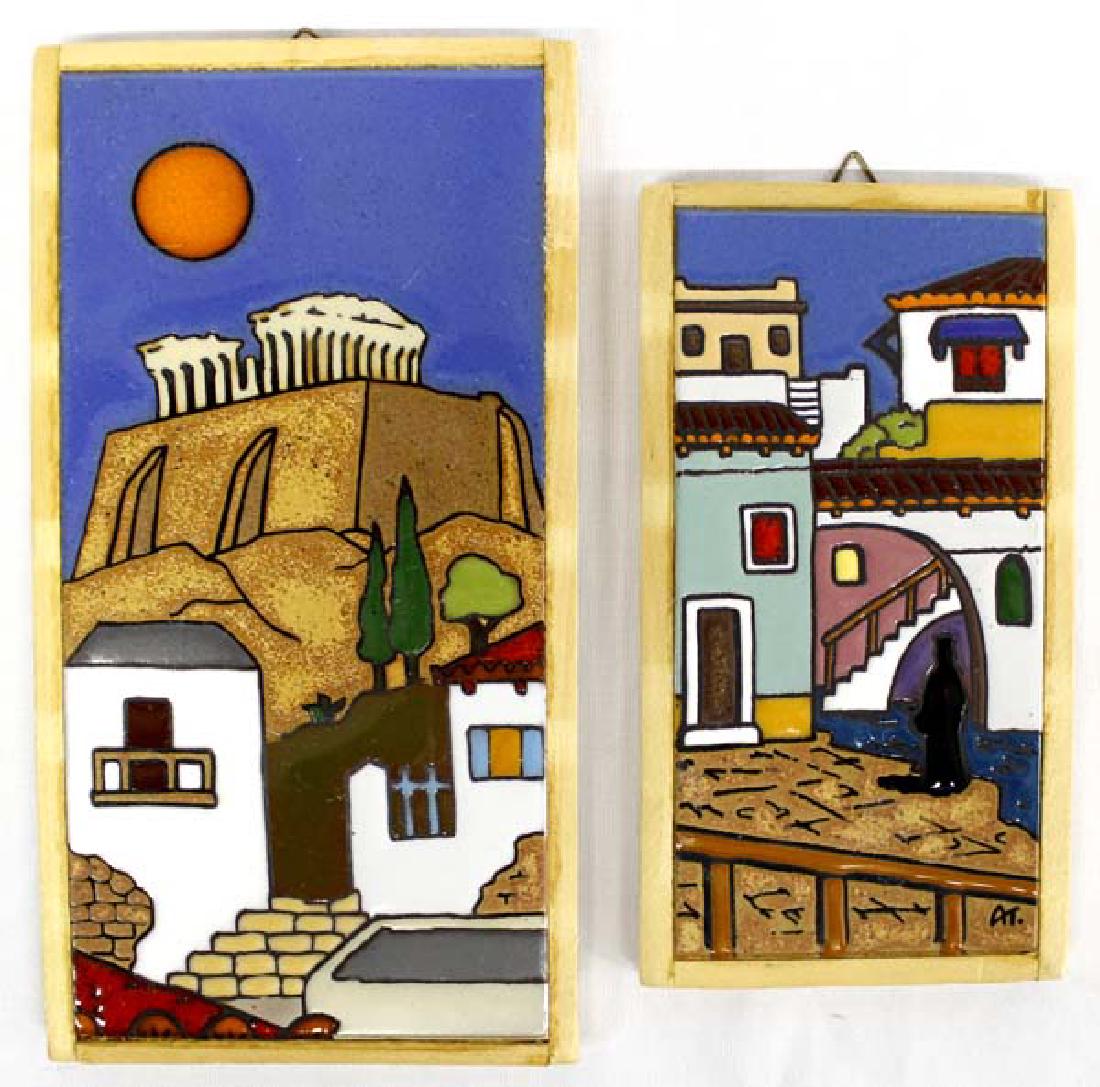 2 Southwest Framed Tiles (1 of 4)