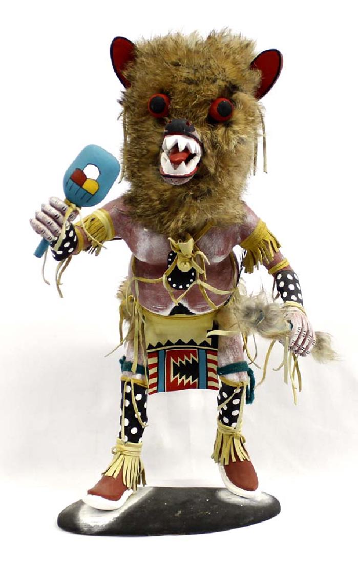 Large Hopi Wolf Kachina by M. Cain (1 of 5)