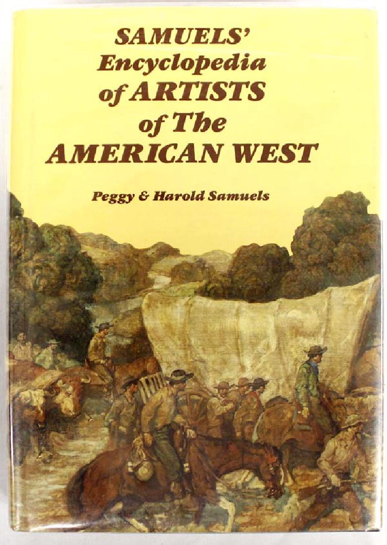 Samuels' Encyclopedia of Western Artists, Book: Samuels' Encyclopedia of Artists of the American West by Peggy & Harold Samuels, hardback book c. 1985 Castle Publishing, comes in original book jacket and is an important reference for anyone interes