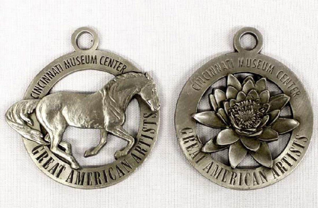 2 Cincinnati Museum Great American Artists Medals (1 of 2)