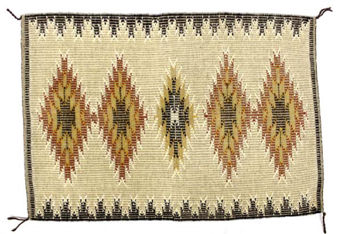Native American Navajo Wool Textile Rug (1 of 4)