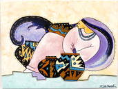 Original Acrylic Painting by Kathy Kills Thunder