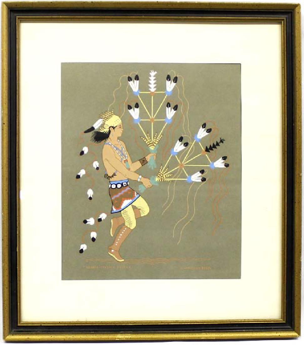 Native American Navajo Silkscreen Print by Begay (1 of 4)