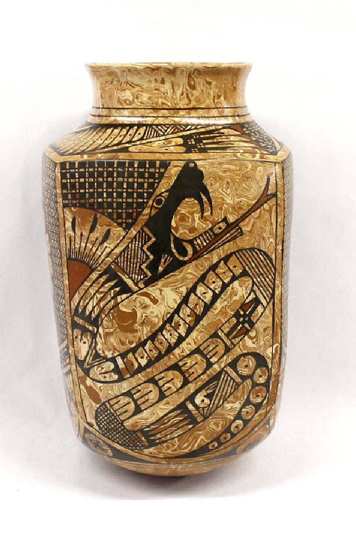 Mata Ortiz Pottery Jar by Noted Artist Paty Ortiz (1 of 4)