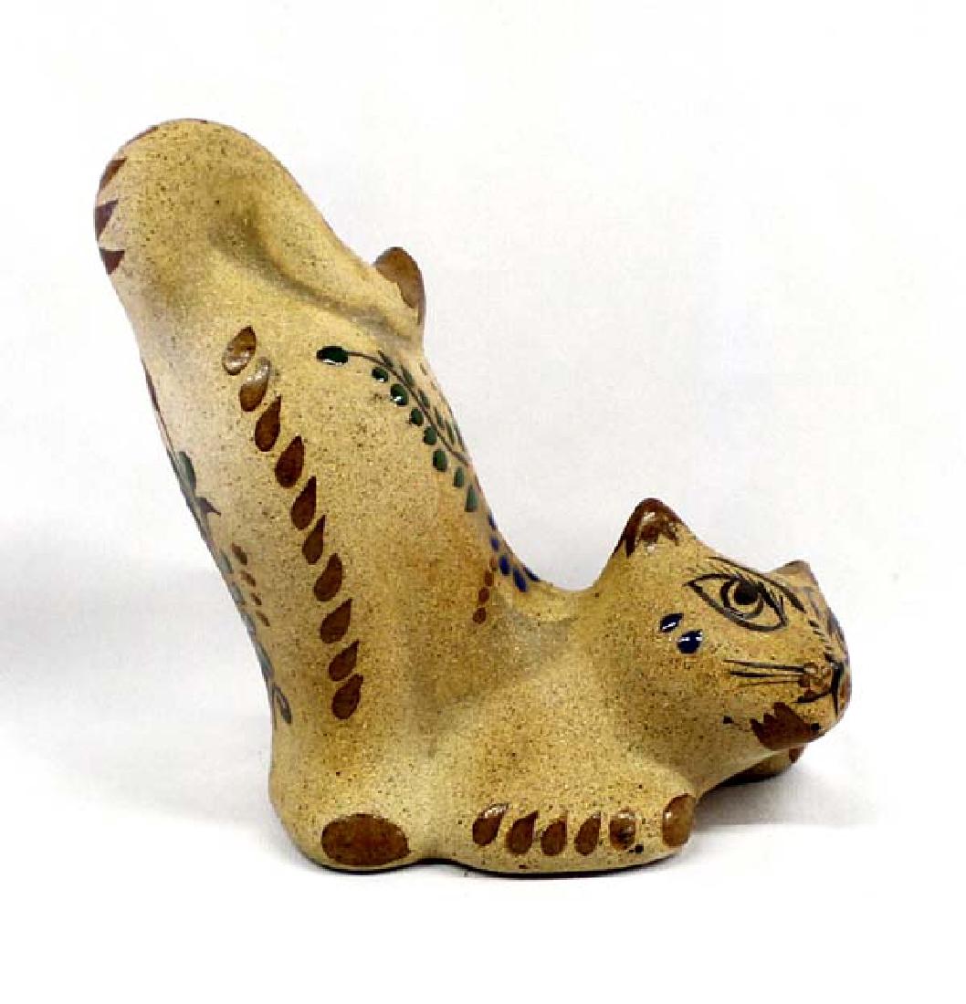 Mexican Tonala Pottery Cat (1 of 4)