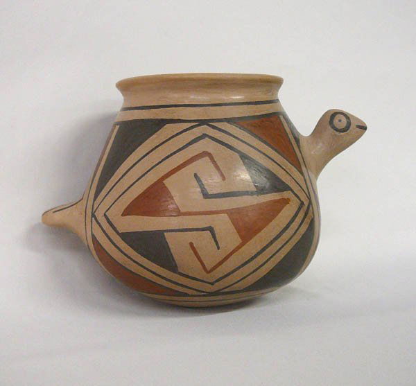 Casas Grande Turtle Pottery By Manual Olivas 5x8': Casas Grande Turtle Pottery By Manual Olivas. Measures 5'' x 8''. SHI $25.