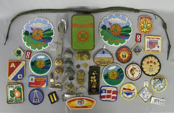 Collection of Boy Scout Badges & Misc.: Collection of Boy Scout Badges & Misc. SHI $20.