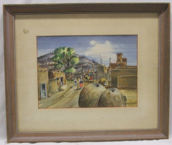 Framed Original Painting by Digalo 12.75''x9.25''