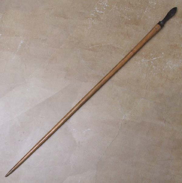 Vintage Lance W/metal Blade, Wood Shaft 57'' Long
