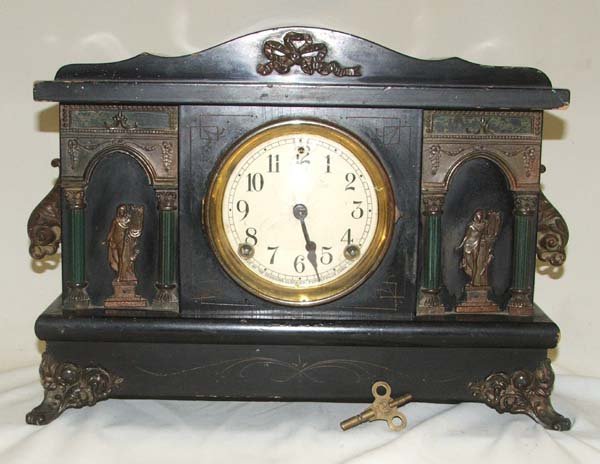 Antique Sessions Clock Co. Mantle Clock 