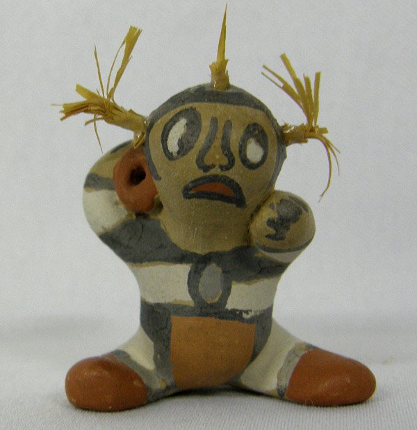 Santa Clara Miniature Clown By Gutierrez: Santa Clara Miniature Clown By ML for Margaret and Luther Gutierrez. SHI $15.