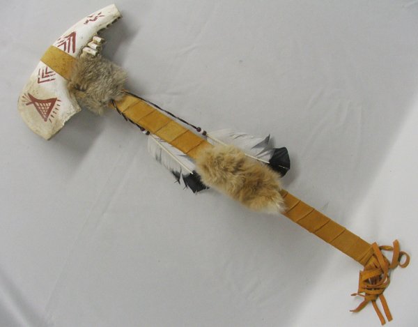 War Club from ''Dances With Wolves'' Movie: War Club from ''Dances With Wolves'' Movie, a Prop Over Run With a Certificate of Authenticity by Cody Spurgeon. 27'' Long, Excluding Fringe. SHI $30.