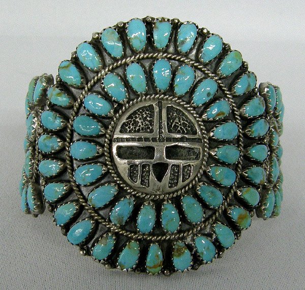 Navajo Sun God Bracelet By Lawrence Begay