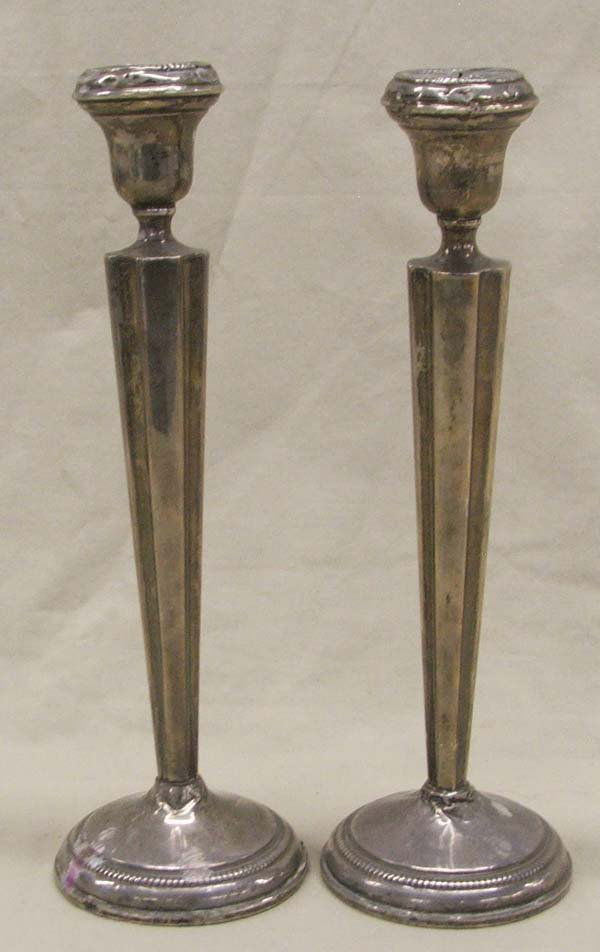 2 Antique Sterling Silver Candlestick Holders Jan 23, 2010 Desert