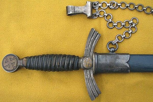 1st Pattern Third Reich Luftwaffe Officer Dagger - 3