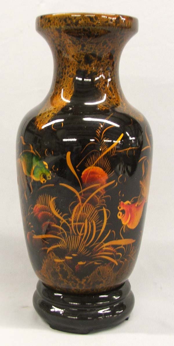 Vietnamese Fish Vase: Vietnamese Fish Vase, measures approx. 14'' tall. SHI $25.