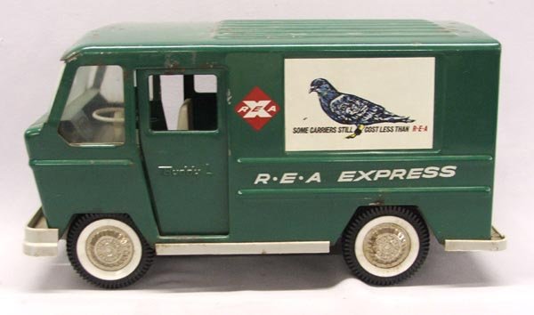 Original Buddy L REA Express Metal Toy Truck: Original Buddy L REA Express Metal Toy Truck. Measures 6''x11.5''x5.5''. SHI $30.