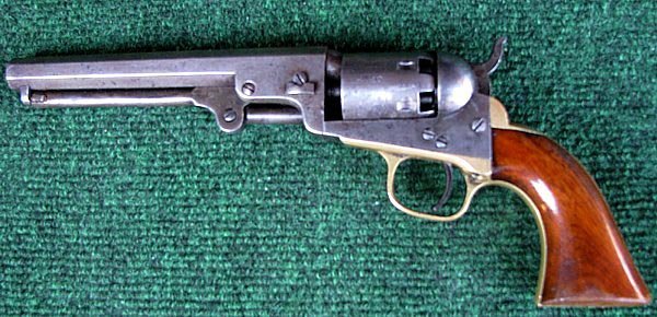 Colt Model 1849 cap and ball Revolver: Colt Model 1849 cap and ball Revolver, caliber 31, circa 1862, Serial No. 219199. The 1849 Colt was a favorite pistol, due to it's size, of the Union and Confederate soldier during the American Civil 