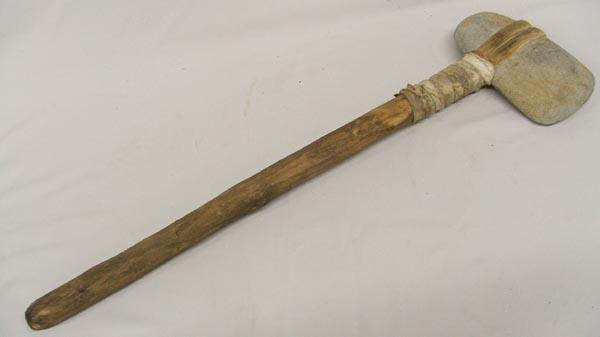 Vintage Hopi Stone Axe: Vintage Hopi Axe, measures approx. 24'' x 7''. SHI $30.