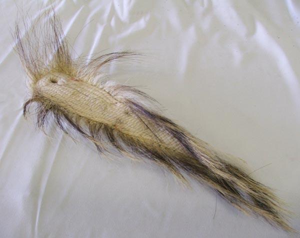 Mohawk Horse Hair Roach: Mohawk Horse Hair Roach, measures approx. 15' x 2.5''. SHI $15.