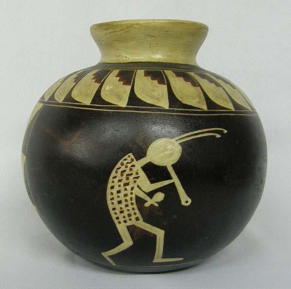 Mexican Pottery By Jose Luscano: Mexican Pottery By Jose Luscano, measures approx. 7'' x 7''. SHI $25.