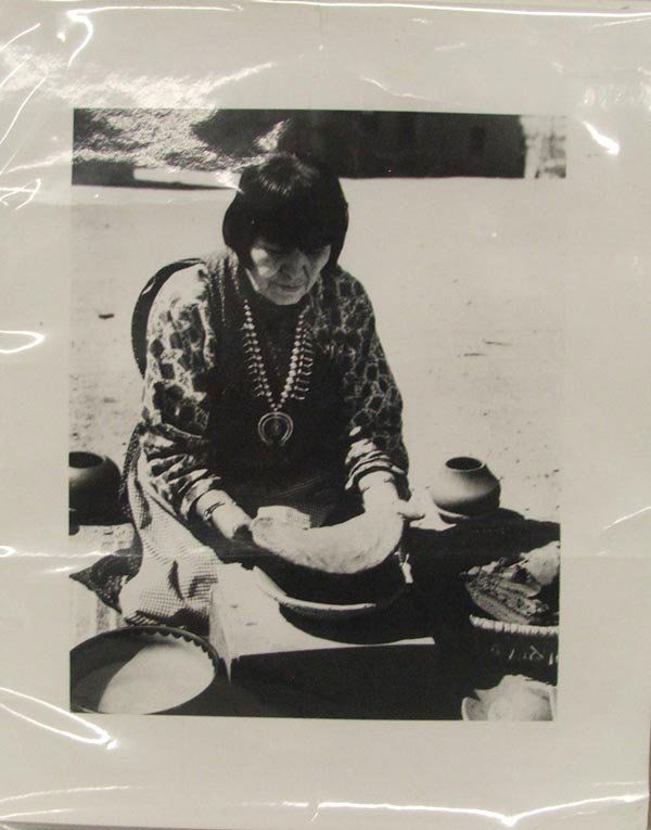 9 Photo Prints of Maria Martinez of San Ildefonso: 9 Photo Prints of Maria Martinez of San Ildefonso, measures approx. 6.5'' x 8''. SHI $15.