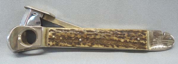 Antique Bone Handle Cigar Cutter: Cigar Cutter, measures approx. 5.5''. SHI $15.