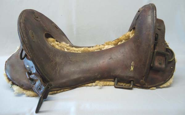 Vintage McClellan Saddle: Vintage McClellan Saddle. 11 inch seat. SHI $25.
