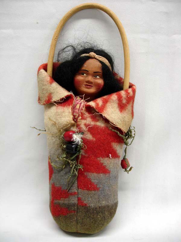 Skookum Papoose Doll: Skookum Papoose Doll. Measures 11''x4''. Buyers Pay Actual Shipping and Handling Charges(see terms and conditions for more information).